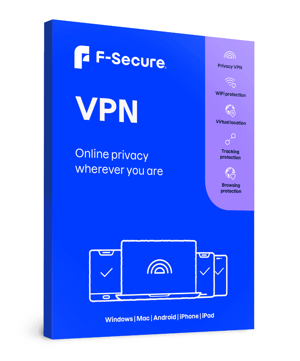 F-Secure VPN, 5 urządzeń, 1 rok	